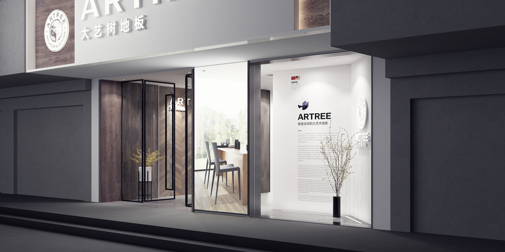 简约风展厅设计效果图,简约展厅设计图欣赏