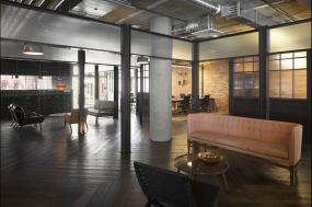 专业办公室休闲区布置装修效果图片