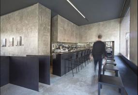 咖啡厅现代风格吊顶设计效果图