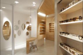 现代眼镜店设计效果图