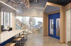 办公室玻璃隔断墙装修效果图欣赏