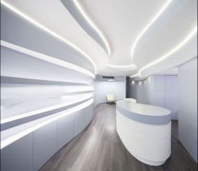 眼镜店商铺室内装饰效果图