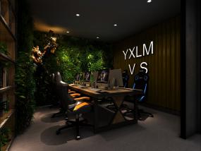 2018大型网吧收银台设计效果图