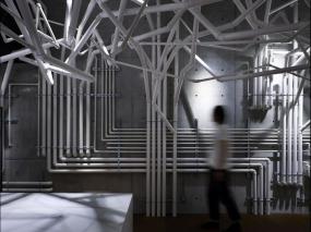 休闲服装店装修货架