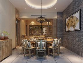 火锅店吊顶设计装修效果图片集锦