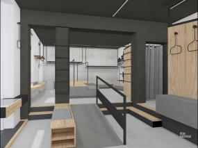 童装店吊顶造型简装修效果图片