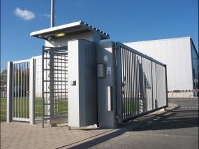 现代厂房大门效果图