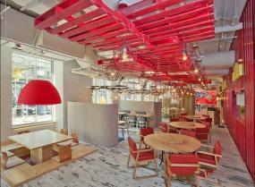 时尚快餐店装修