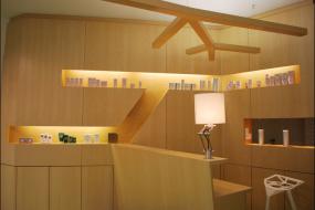 经典中式spa会所室内简约吊灯装修效果图片