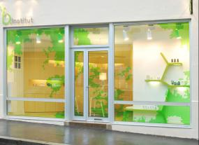 简约中式spa会所吊顶造型装修效果图片