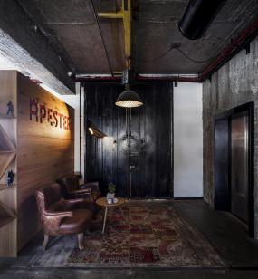 办公室前台背景墙装修效果图图片