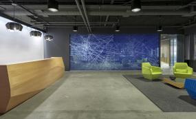 写字楼前台设计效果图片