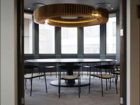 办公室会议室窗帘设计效果图片大全