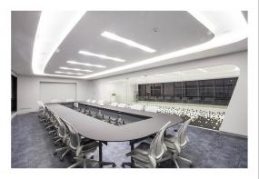 高层写字楼办公室会议室装修设计图