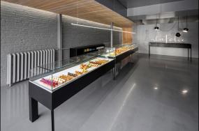 蛋糕店室内背景墙设计效果图