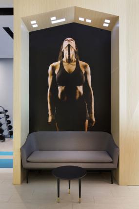 健身房吊顶装饰装修效果图欣赏