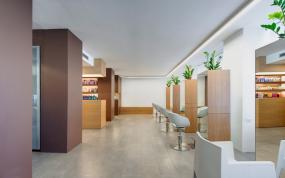 美发店室内装饰装修设计效果图