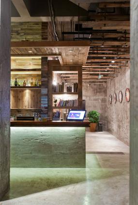 田园混搭风格咖啡厅装修图片