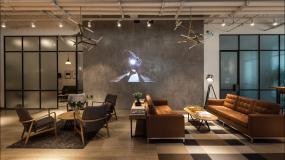 健身房室内置物架装修效果图片