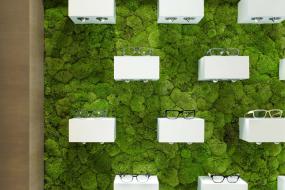 眼镜店背景墙效果图