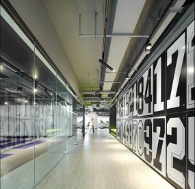 健身房装修室内装潢设计效果图片