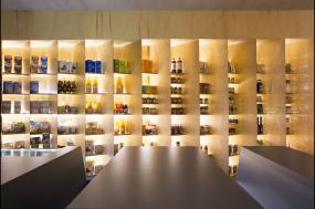 现代风格便利店收银台装修设计效果图