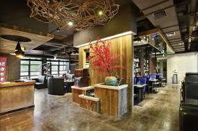 火锅店中式灯具装修效果图片