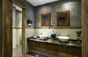 火锅店大厅吊顶设计装修效果图片