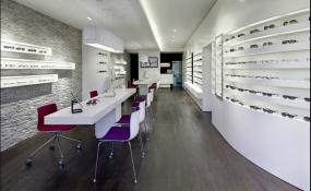 眼镜店面门头设计效果图片