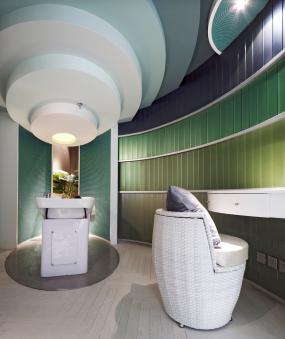 美容院室内布置装修效果图片欣赏