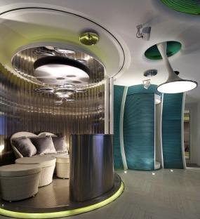 美容门面古典室内装修效果图片