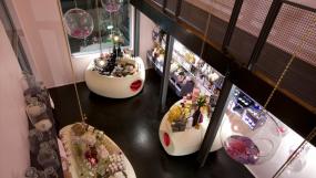 混搭风格化妆品店设计效果图