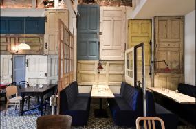 咖啡厅水晶灯装修效果图片