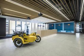 公司前台背景墙设计效果图片