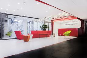 公司前台背景墙装修设计效果图