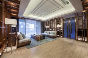 五星级酒店茶楼大厅装修效果图片