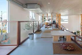 日式办公室柜子装修效果图片