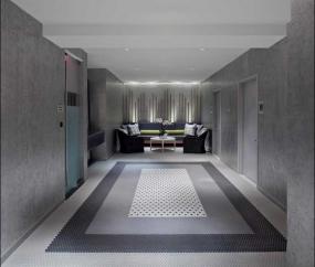 美容门面室内隔断帘装修效果图片