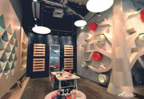 地中海装修风格童装店招牌效果图