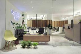 美发店简单吊顶装修效果图片