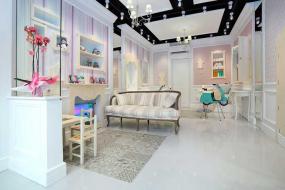 美发店筒灯装修效果图片大全