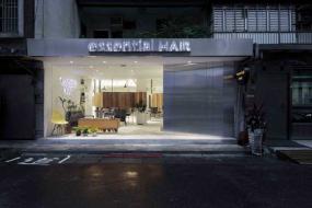 现代简约风格室内美发店装修效果图