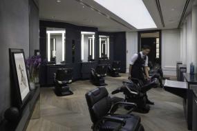 美发店水晶灯装修效果图片大全