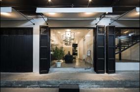 高档酒店前台背景墙装修效果图片