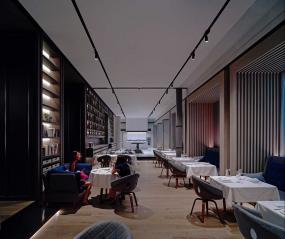 酒店房间室内窗帘装修效果图