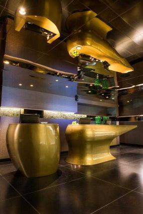 酒店标准间遮光帘装修效果图片