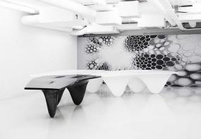 现代时尚风格美发店装修图设计2018