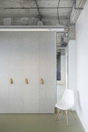 时尚办公室隔断效果图