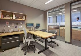 办公室办公桌隔断装修效果图库