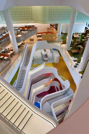 办公室隔断窗帘效果图片